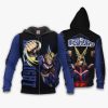 1201 AOP My Hero Academia Characters VA All Might 1 Zip hoodie font and back n - My Hero Academia Store