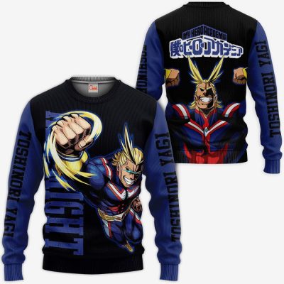 1201 AOP My Hero Academia Characters VA All Might 3 MK sweatshirt F 2BB - My Hero Academia Store