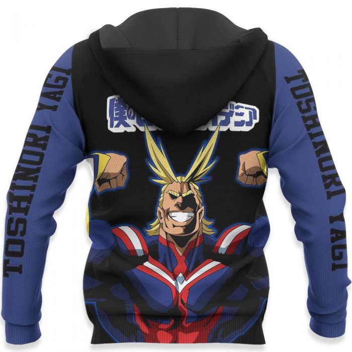 1201 AOP My Hero Academia Characters VA All Might 7 HD Back - My Hero Academia Store