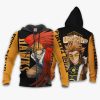 1201 AOP My Hero Academia Characters VA Hawks 1 Zip hoodie font and back n - My Hero Academia Store