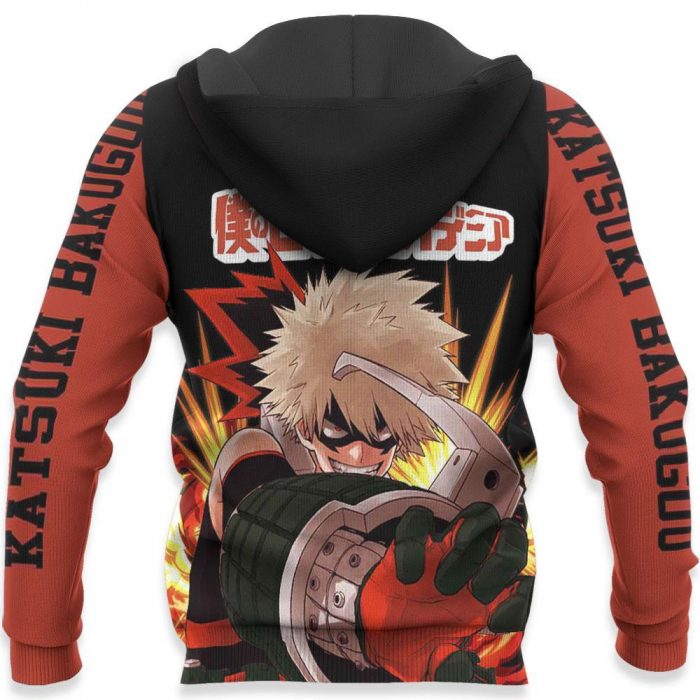 1201 AOP My Hero Academia Characters VA Katsuki Bakugou 7 HD Back - My Hero Academia Store