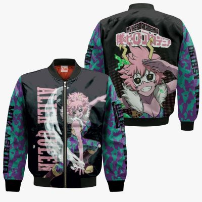 1201 AOP My Hero Academia Characters VA Mina Ashido 4 Bomber jacket front and back - My Hero Academia Store