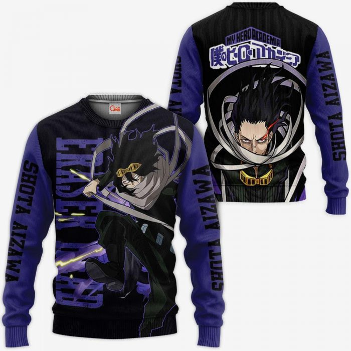 1201 AOP My Hero Academia Characters VA Shota Aizawa 3 MK sweatshirt F 2BB - My Hero Academia Store