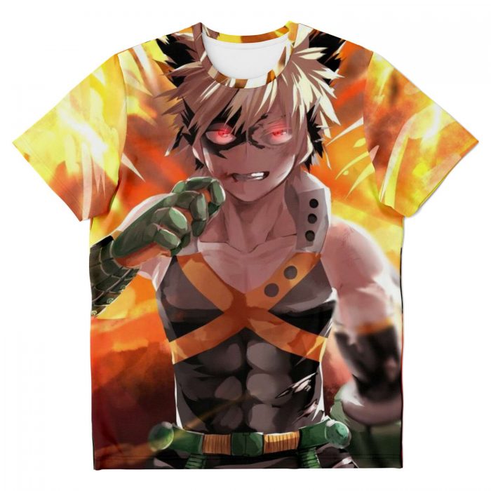 12247eb4f792ff38800d2a79fdf1de83 unisexTshirt flat front - My Hero Academia Store