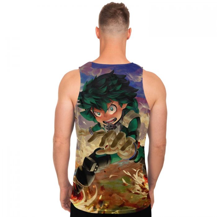 278c0a52441f6ac17d7773cf69ec050a tankTop male back - My Hero Academia Store