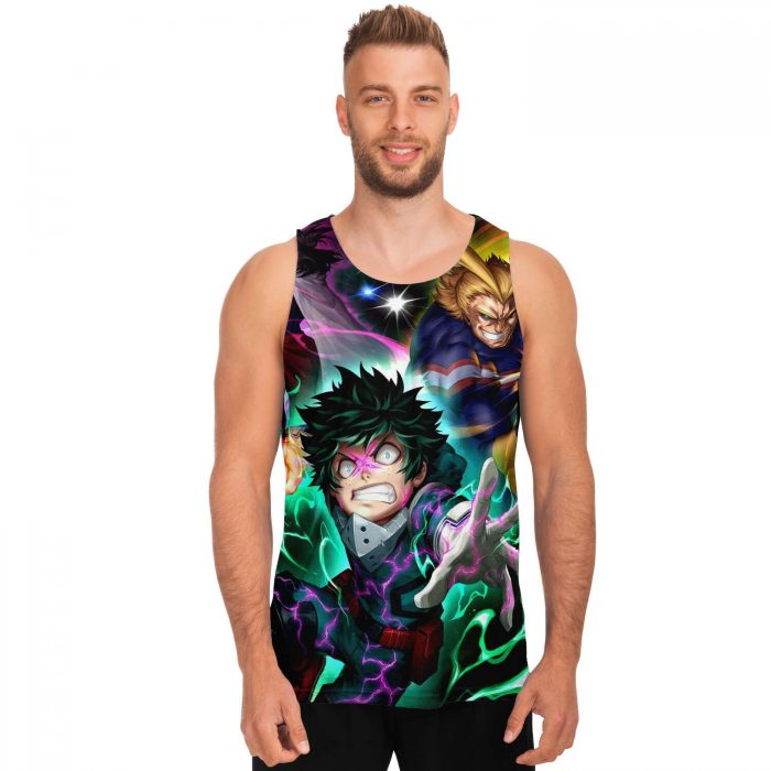 533654850bac1630aa67a8953d16aeeb tankTop male front - My Hero Academia Store