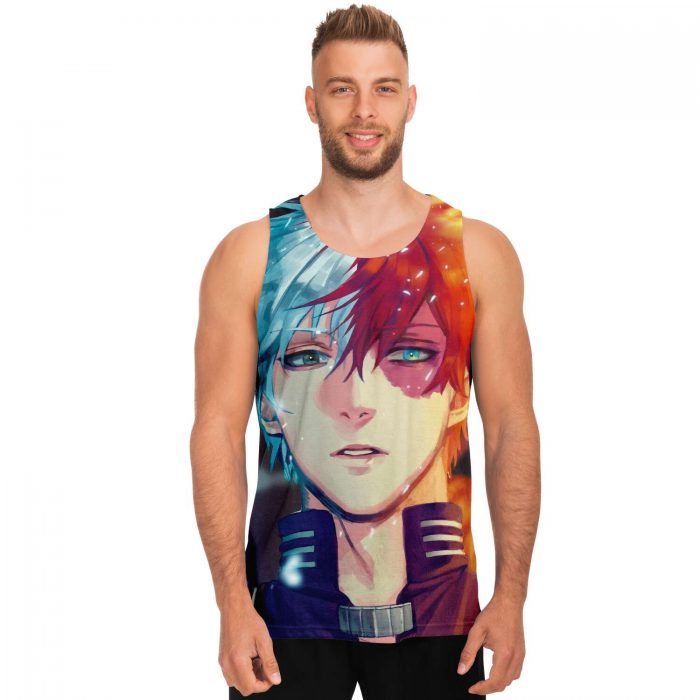 55fec264ec6609f3dd10e06c5eb8e12a tankTop male front - My Hero Academia Store