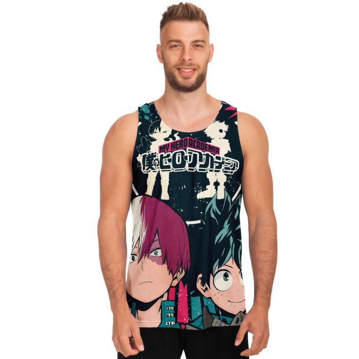 72ec414ae65005cacf0d2db5c4f5fadc tankTop male front - My Hero Academia Store