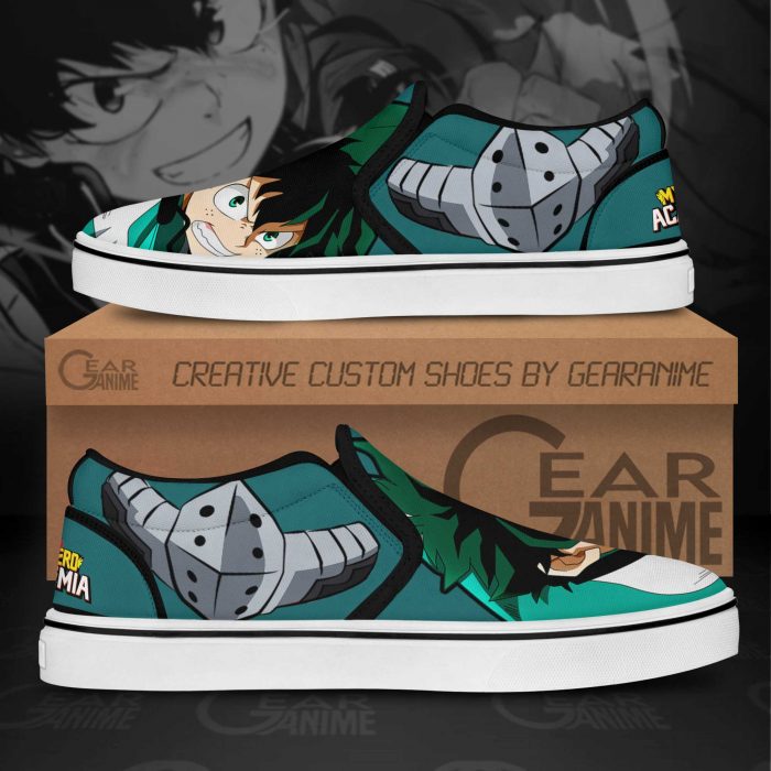 Izuku Midoriya my hero academy slip on gearanime 1 - My Hero Academia Store