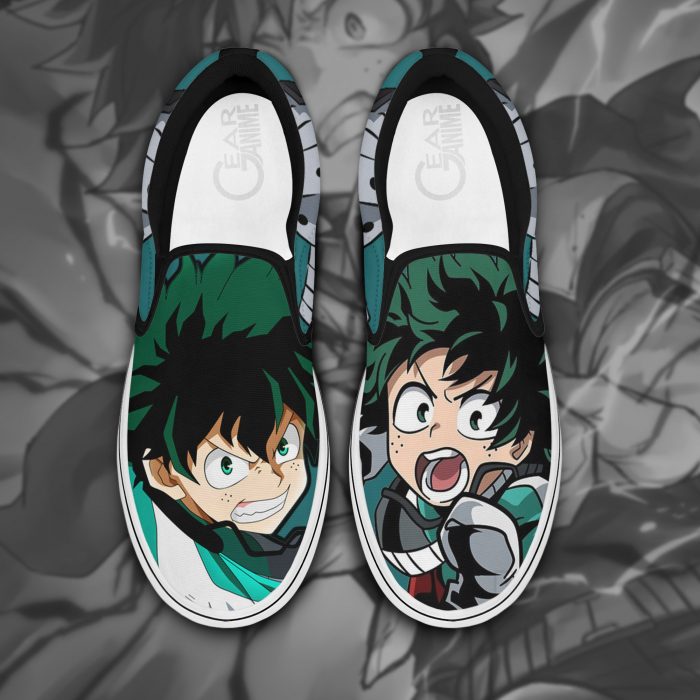 Izuku Midoriya my hero academy slip on gearanime 2 - My Hero Academia Store