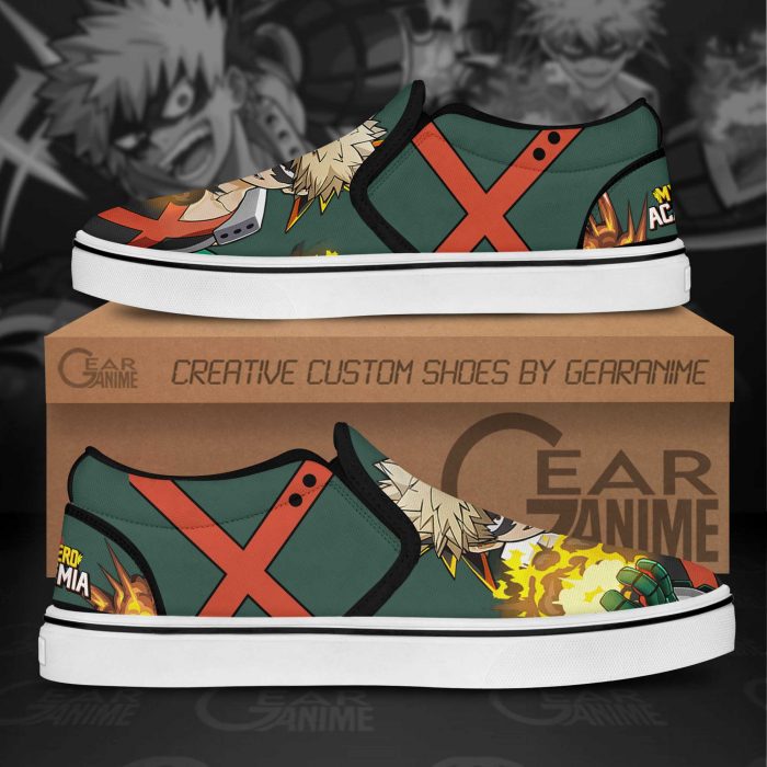 Katsuki Bakugou my hero academy slip on gearanime 1 - My Hero Academia Store