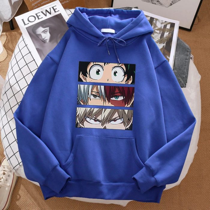 My Hero Academia Cute Anime Printed Hoodie Woman 2021 Comfort Simple Hooded Harajuku Casual Hoodies Fashion 1 - My Hero Academia Store