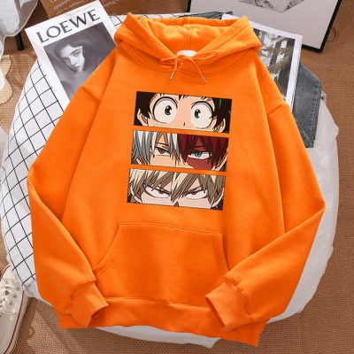 My Hero Academia Cute Anime Printed Hoodie Woman 2021 Comfort Simple Hooded Harajuku Casual Hoodies Fashion 3 - My Hero Academia Store