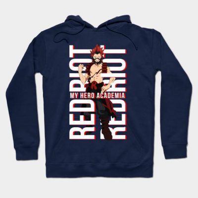 RedRiotTypographyMHAHoodie 3 - My Hero Academia Store