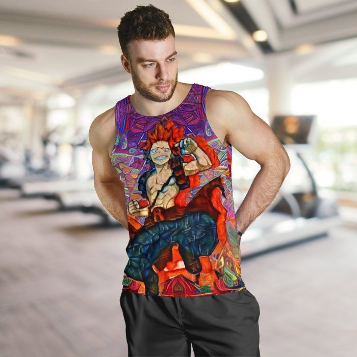 abstract eijiro kirishima premium tank top 410367 - My Hero Academia Store