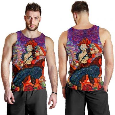 abstract eijiro kirishima premium tank top 558256 - My Hero Academia Store