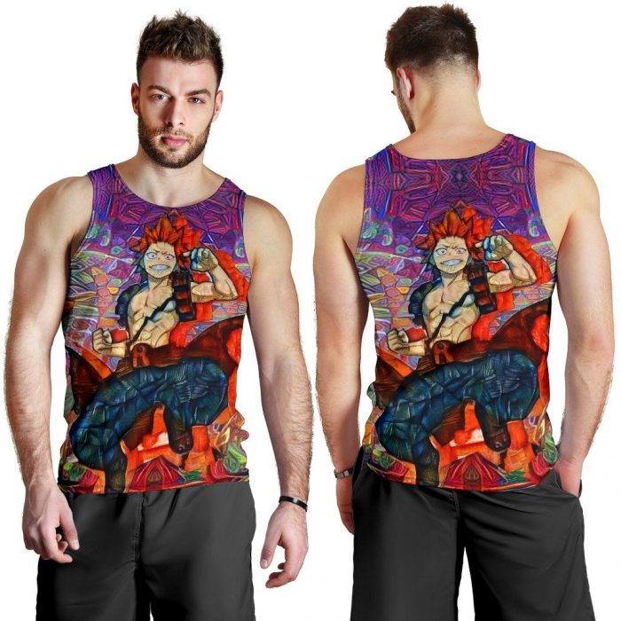 abstract eijiro kirishima premium tank top 558256 - My Hero Academia Store