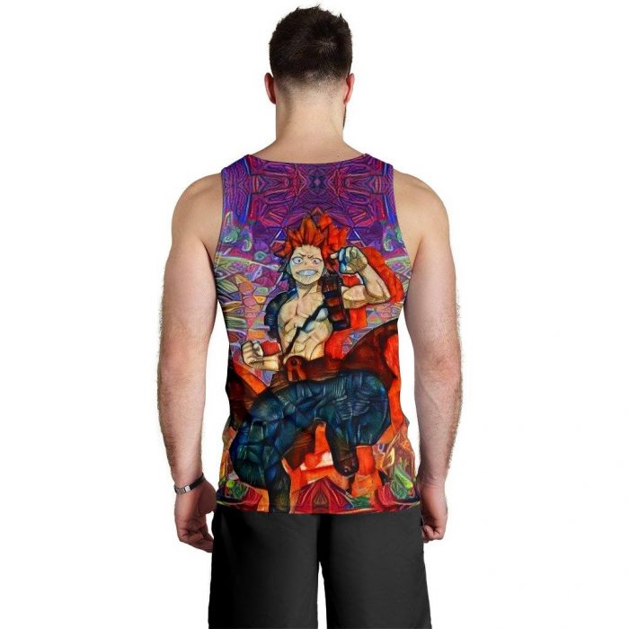 abstract eijiro kirishima premium tank top 873632 - My Hero Academia Store