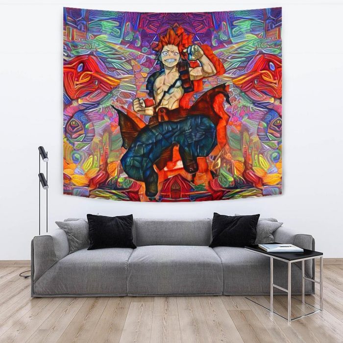 abstract eijiro kirishima tapestry 929248 - My Hero Academia Store