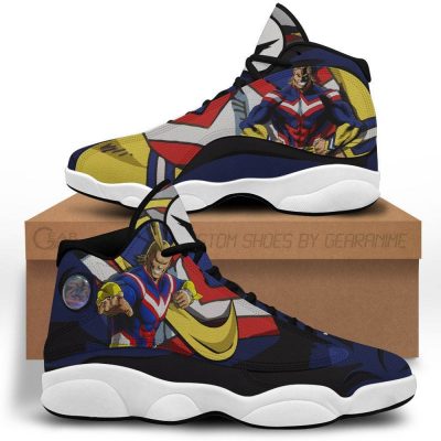 all might hero jordan 13 shoes my hero academia anime sneakers gearanime - My Hero Academia Store