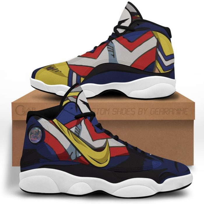 all might jordan 13 shoes my hero academia anime sneakers gearanime - My Hero Academia Store