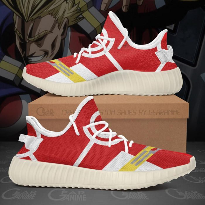 all might yeezy shoes silver ace my hero academia sneakers tt10 gearanime - My Hero Academia Store