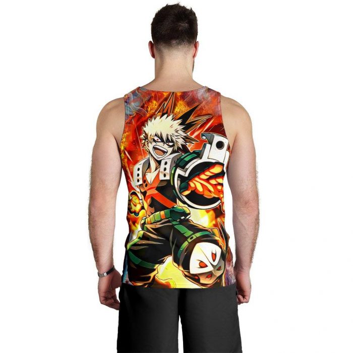 blazing bakugo premium tank top 321340 - My Hero Academia Store