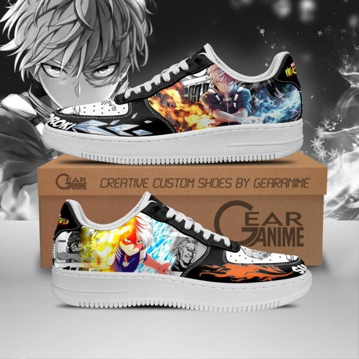 boku no hero academia shoto todoroki air force shoes pt10 gearanime - My Hero Academia Store