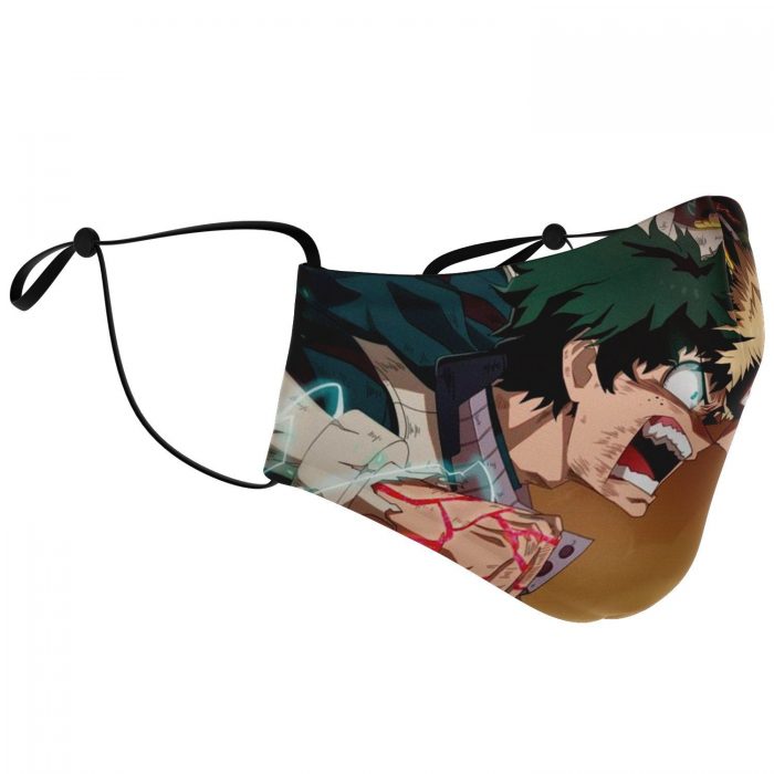 deku vs bakugo my hero academia premium carbon filter face mask 417939 - My Hero Academia Store