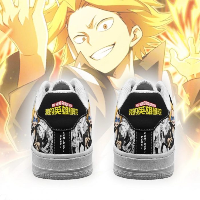 denki kaminari air force sneakers my hero academia anime custom shoes gearanime 3 - My Hero Academia Store