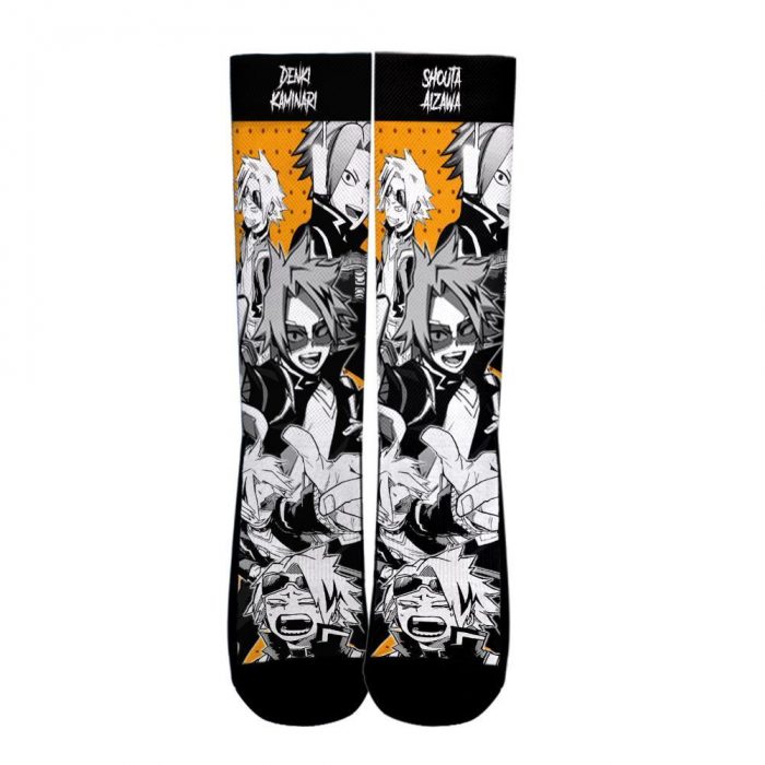 denki kaminari socks my hero academia anime socks mixed manga gearanime 2 - My Hero Academia Store