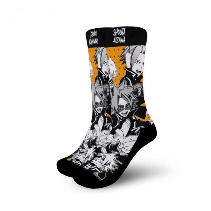 denki kaminari socks my hero academia anime socks mixed manga gearanime - My Hero Academia Store