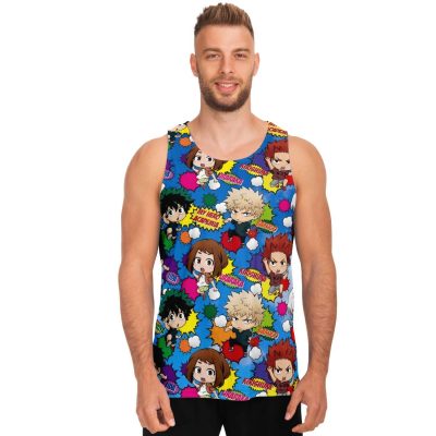 e15a3358d1e2d00ee2ac851673f3245d tankTop male front - My Hero Academia Store