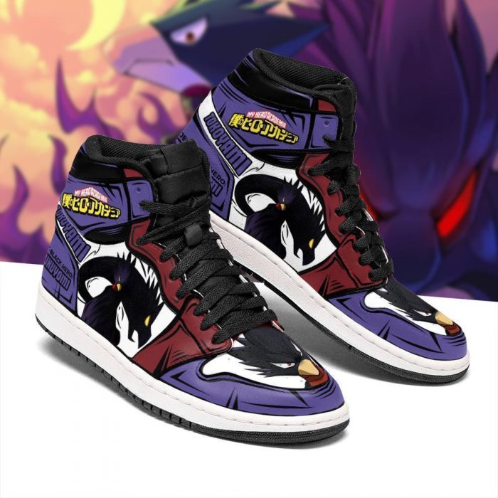 fumikage tokoyami jordan sneakers tsukuyomi my hero academia sneakers gearanime 2 - My Hero Academia Store