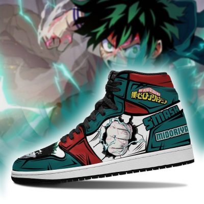 izuku midoriya jordan sneakers skill my hero academia anime shoes pt04 gearanime 3 - My Hero Academia Store