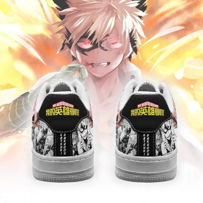 katsuki bakugou air force sneakers custom my hero academia anime shoes fan gift pt05 gearanime 3 - My Hero Academia Store