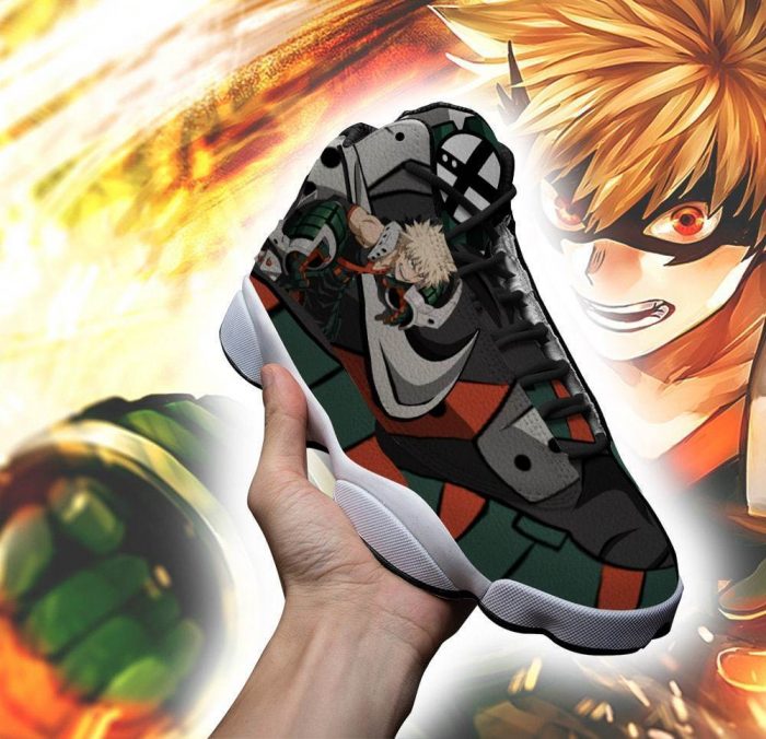 katsuki bakugou jordan 13 shoes my hero academia anime sneakers gearanime 4 - My Hero Academia Store