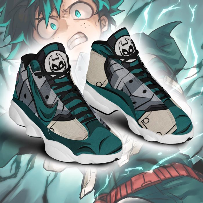 mha deku jordan 13 shoes my hero academia anime sneakers gearanime 3 - My Hero Academia Store