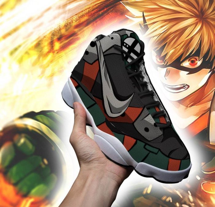 mha kacchan jordan 13 shoes my hero academia anime sneakers gearanime 2 - My Hero Academia Store