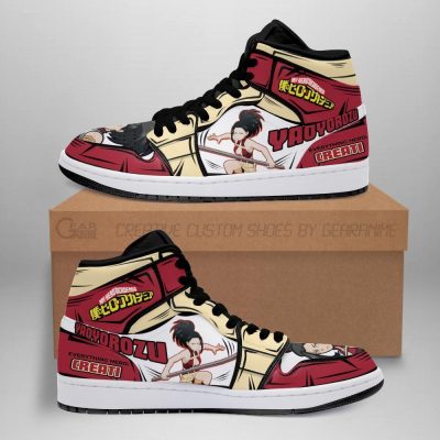 momo jordan sneakers custom my hero academia anime shoes mn05 gearanime - My Hero Academia Store