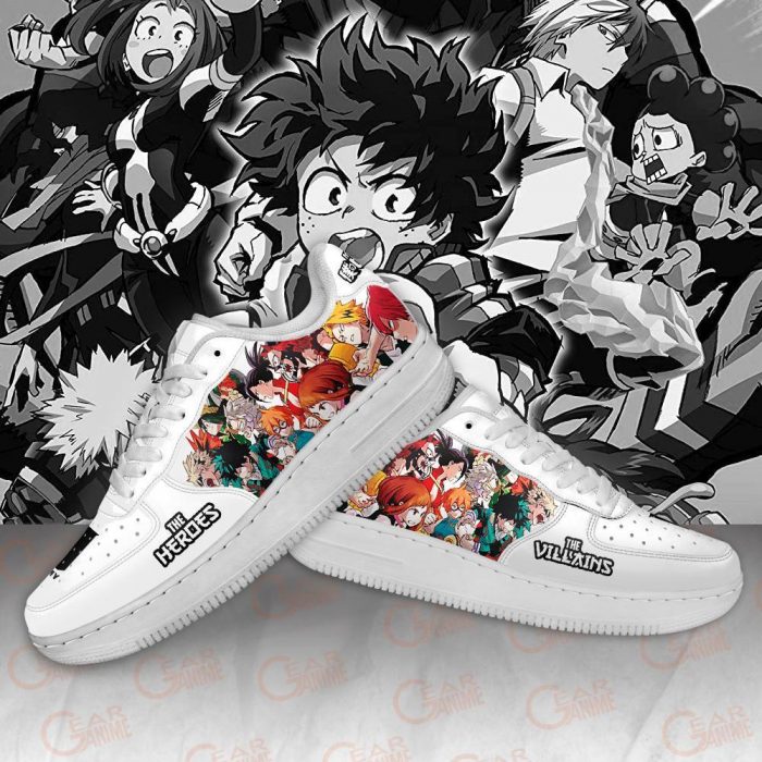 my hero academia air force shoes hero team vs villian team pt10 gearanime 4 - My Hero Academia Store