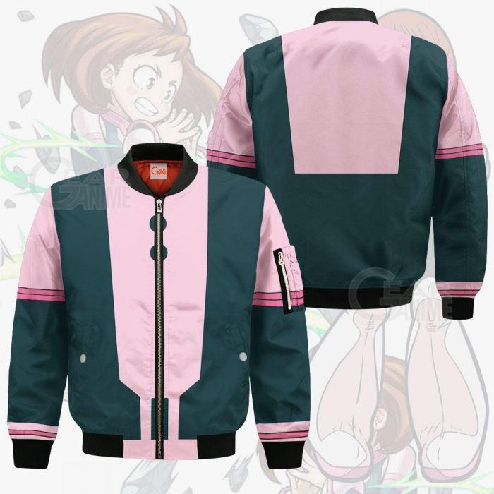 my hero academia ochaco uraraka hero costume cosplay shirt gearanime 5 - My Hero Academia Store