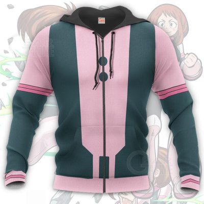 my hero academia ochaco uraraka hero costume cosplay shirt gearanime 8 - My Hero Academia Store