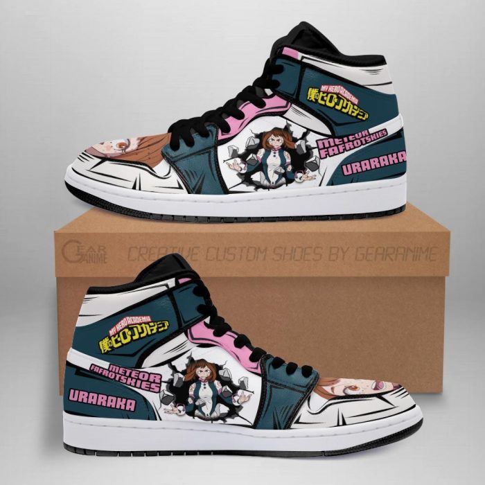 ochako uraraka jordan sneakers skill my hero academia anime shoes pt04 gearanime - My Hero Academia Store