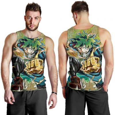 raging deku premium tank top 351982 - My Hero Academia Store