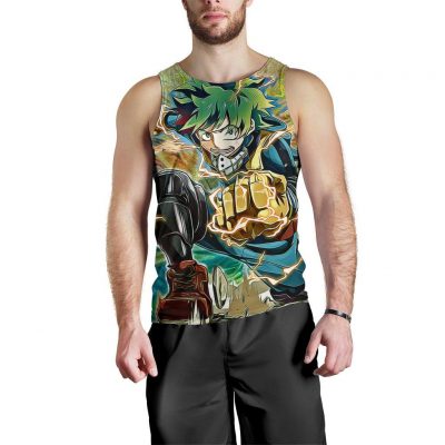 raging deku premium tank top 763413 - My Hero Academia Store