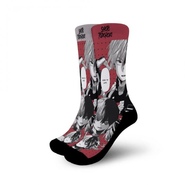 shoto todoroki socks my hero academia anime socks mixed manga gearanime - My Hero Academia Store