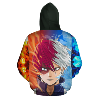 shoto todoroki zip hoodie my hero academia anime shirt fan gift ha06 gearanime 3 - My Hero Academia Store