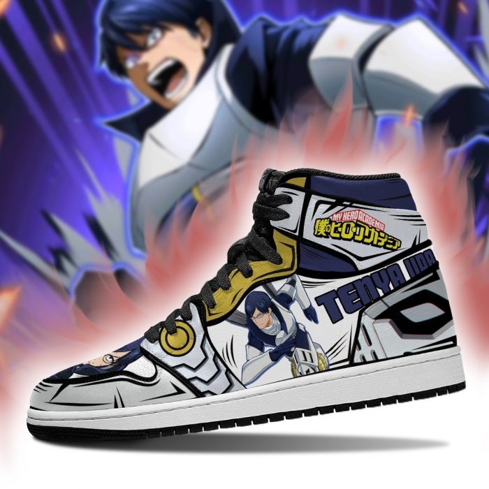 tenya ingenium jordan sneakers custom my hero academia anime shoes mn05 gearanime 3 - My Hero Academia Store