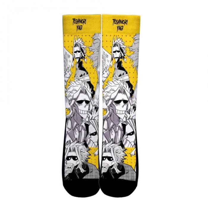 toshinori yagi socks my hero academia anime socks mixed manga gearanime 2 - My Hero Academia Store